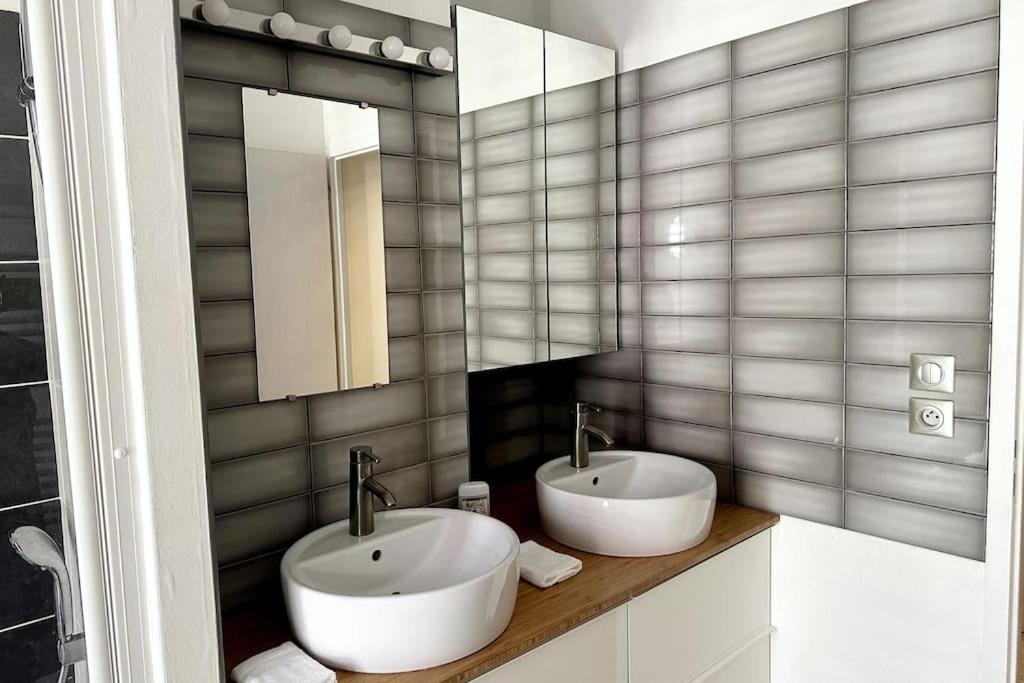 מונפלייה Bel Appart Design 2Ch, Mairie, Pkg, Wifi, Terrasse, Port Marianne מראה חיצוני תמונה