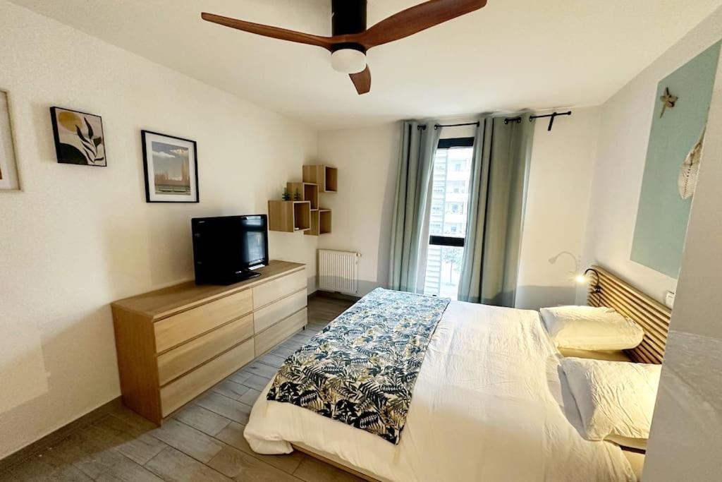 מונפלייה Bel Appart Design 2Ch, Mairie, Pkg, Wifi, Terrasse, Port Marianne מראה חיצוני תמונה
