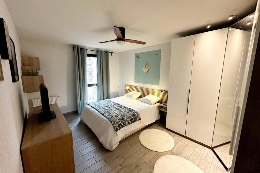 מונפלייה Bel Appart Design 2Ch, Mairie, Pkg, Wifi, Terrasse, Port Marianne מראה חיצוני תמונה